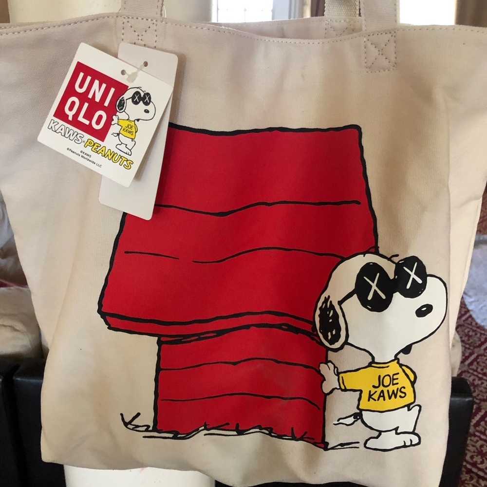 UNIQLO x KAWS x PEANUTS tote bag